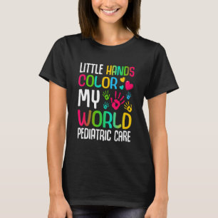 Krankenspital - Kleine Hände Farbe meine Welt Pedi T-Shirt