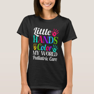 Krankenspital - Kleine Hände Farbe meine Welt Pedi T-Shirt