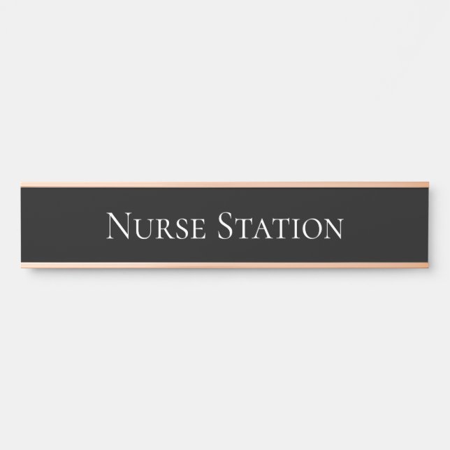 Krankenstation Türschild (Vorderseite )