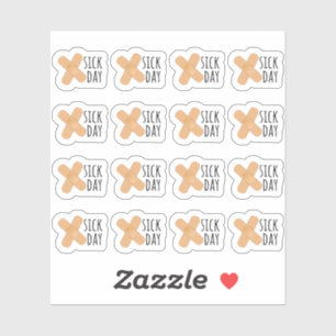 Krankentag Medipatches Freier Tag Erinnerung Bujo Aufkleber