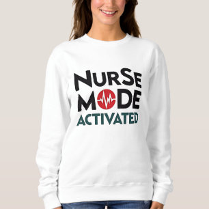 Krankenversicherung aktiviert lustig sweatshirt