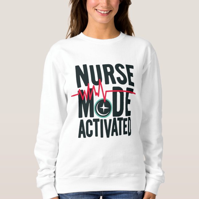 Krankenversicherung aktiviert sweatshirt (Vorderseite)