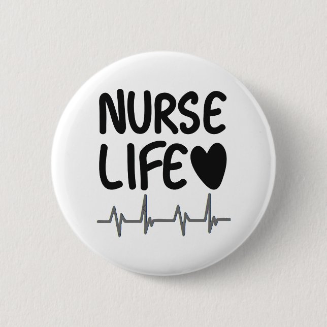 Krankenversicherung Button (Vorderseite)
