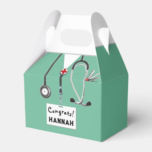 Krankenversicherung Gastgeschenk Box Geschenkschachtel (Vorderseite)