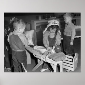 Krankenversicherung in Ausbildung, 1943 Poster