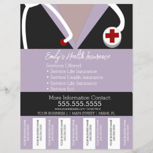 Krankenversicherung Lebenskrankenpfleger Abriss Ge Flyer