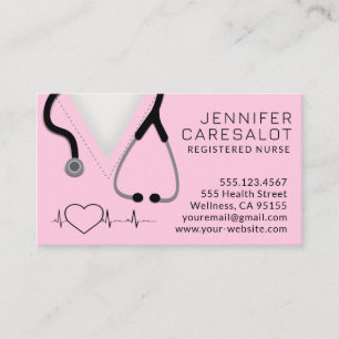 Krankenversicherung RN, LVN, LPN, Karrierekarte Visitenkarte