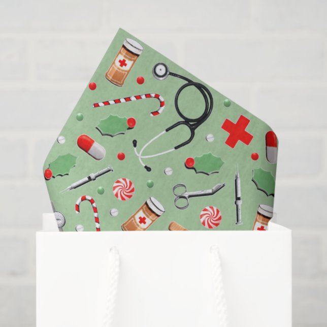 Krankenversicherung Seidenpapier (Geschenktüte)