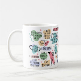Krankenversicherung tägliche Bestätigung Inspirati Kaffeetasse