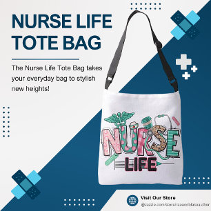 Krankenversicherung Tote Bag Tragetaschen Mit Langen Trägern