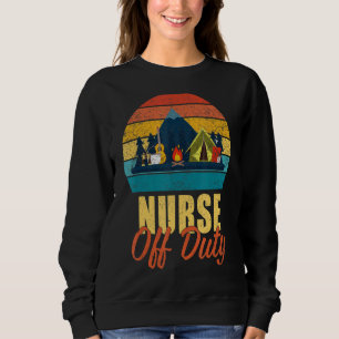 Krankenwagen Letu2019s Go Camping Camper Sweatshirt
