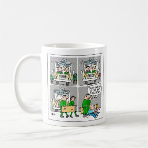 Krankenwagen oder paramedizinisch kaffeetasse