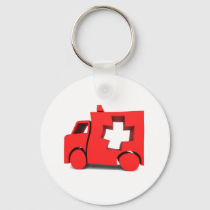 Krankenwagen Schlüsselanhänger