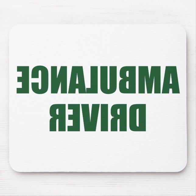 Krankenwagenfahrer Mousepad (Vorne)
