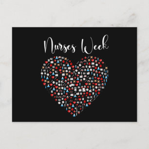 Krankenwoche. Gute Woche der Krankenschwestern Postkarte