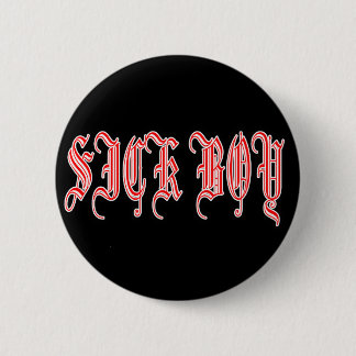 Kranker Junge Punk-SICKBOY PUNKS Punkrock-Musik Button
