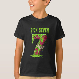 Krankes Sieben Meme-Shirt Sechs Sieben Lustiger Wo T-Shirt