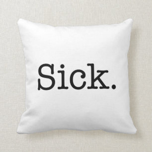 Krankes Zitat Kissen