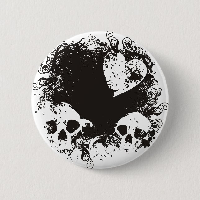 Krankhaftes Romance Button (Vorderseite)