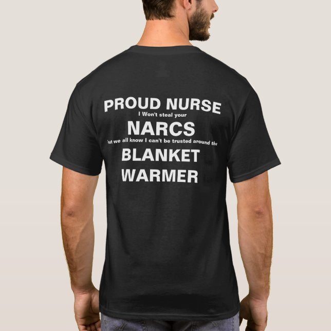 KRANKHEIT: BLANKET WARMER T-Shirt (Rückseite)