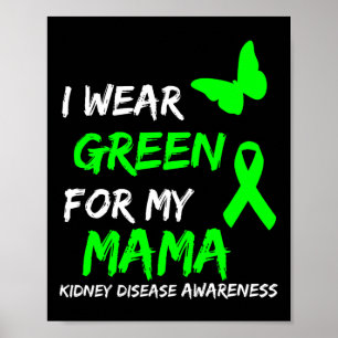 Krankheit, die ich für meine Mama Ribbon tragen mu Poster