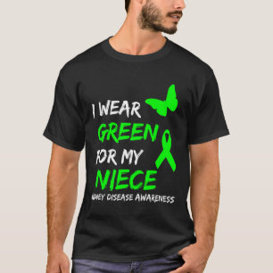 Krankheit, die ich grün für mein Nichte Ribbon tra T-Shirt