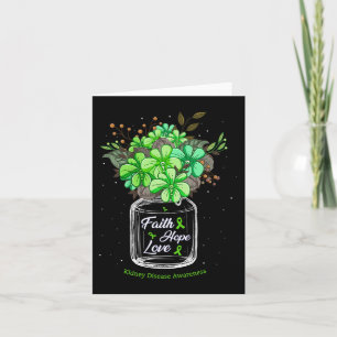 Krankheit Glaube Liebe Hoffnung Blume Jar Bewussts Karte