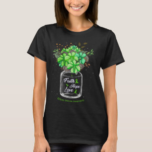 Krankheit Glaube Liebe Hoffnung Blume Jar Bewussts T-Shirt