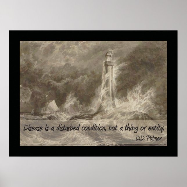 Krankheit ist ein gestörtes Gesundheitszustandspak Poster (Vorne)