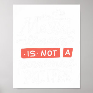 Krankheit ist kein persönliches Versagen Poster