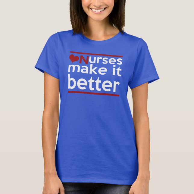 KRANKHEITEN MACHEN ES BESSER T-Shirt (Vorderseite)