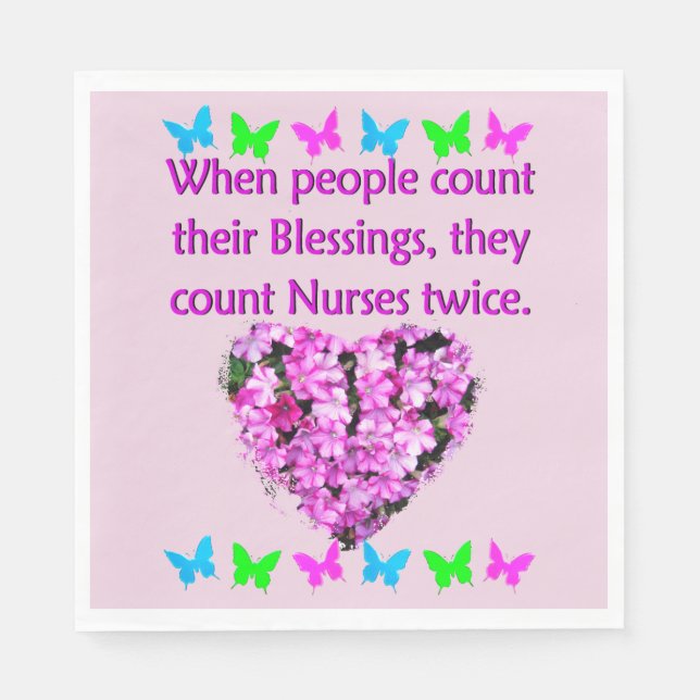 KRANKHEITEN WERDEN ANERKANNT SERVIETTE (Vorderseite)