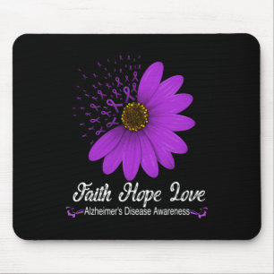 Krankheitsbewusstsein Glaube Hoffnung Liebe Lila B Mousepad