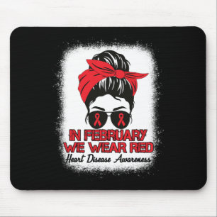 Krankheitsbewusstsein im Februar tragen wir Red Me Mousepad