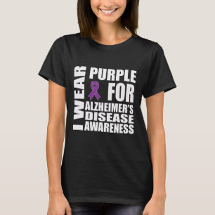 Krankheitsbewusstsein Lila Band Unterstützungsmars T-Shirt
