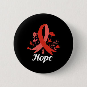 Krankheitsbewusstsein Monat Hoffnung Vintage Herzg Button
