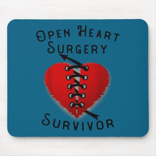 Krankheitsbewusstsein Offene Herzoperation Überleb Mousepad (Vorne)