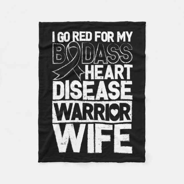 Krankheitsbewusstsein Schlechte Krieger-Ehefrau wi Fleecedecke (Vorderseite)