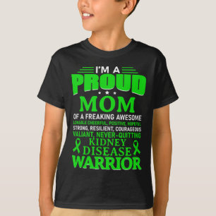 Krankheitsbewusstsein Überlebender Grüne Mama T-Shirt