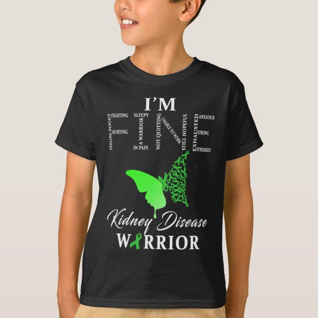 Krankheitskrieger I m Fine 1 T-Shirt (Vorderseite)