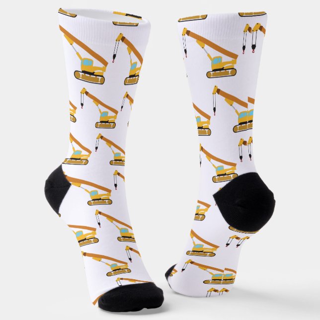 Krankonstruktionstruck Socken (Gewinkelt)