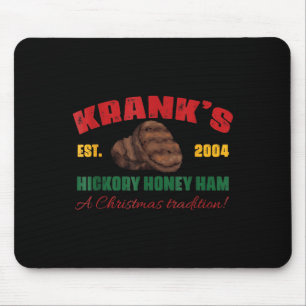 Kranks Hickory Honig Schinken Eine Weihnachtstradi Mousepad
