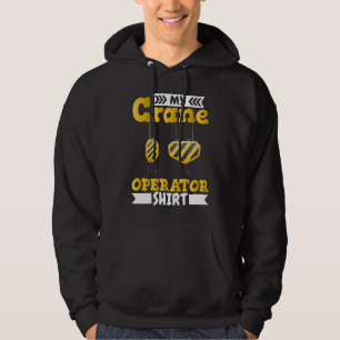 Kranmonteur Kranführer Bauarbeiter Hoodie