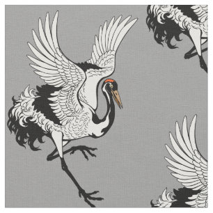 Kranvogel Stoff