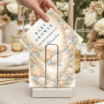 Kranz aus Meeresmuscheln - Babyshower