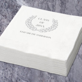 Kranz der Blätter Abschluss Foil Stamps Napkins Servietten Mit Folie