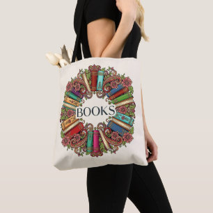 Kranz der Bücher Bücherliebhaber Schriftsteller Bi