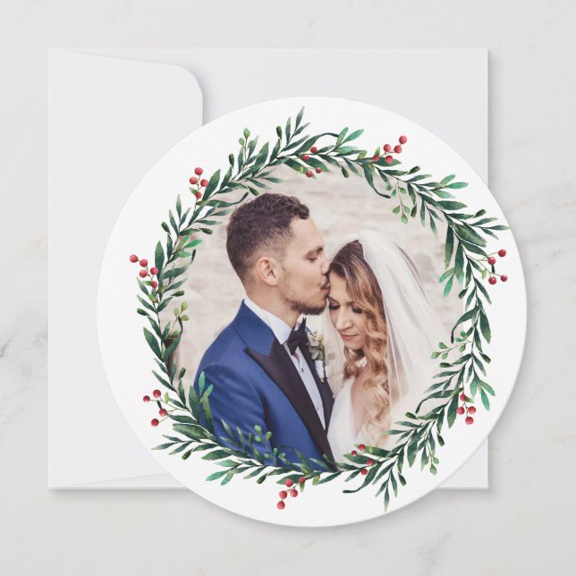 Kranz Feiertagskarte (Vorderseite)