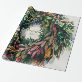 Kranz Geschenkpapier