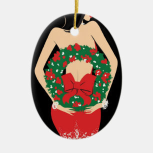 Kranz-Oval-Verzierung Keramikornament